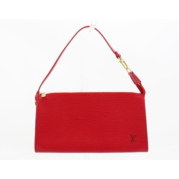 Louis Vuitton Epi accessory pouch red leather - Picture 1 of 3